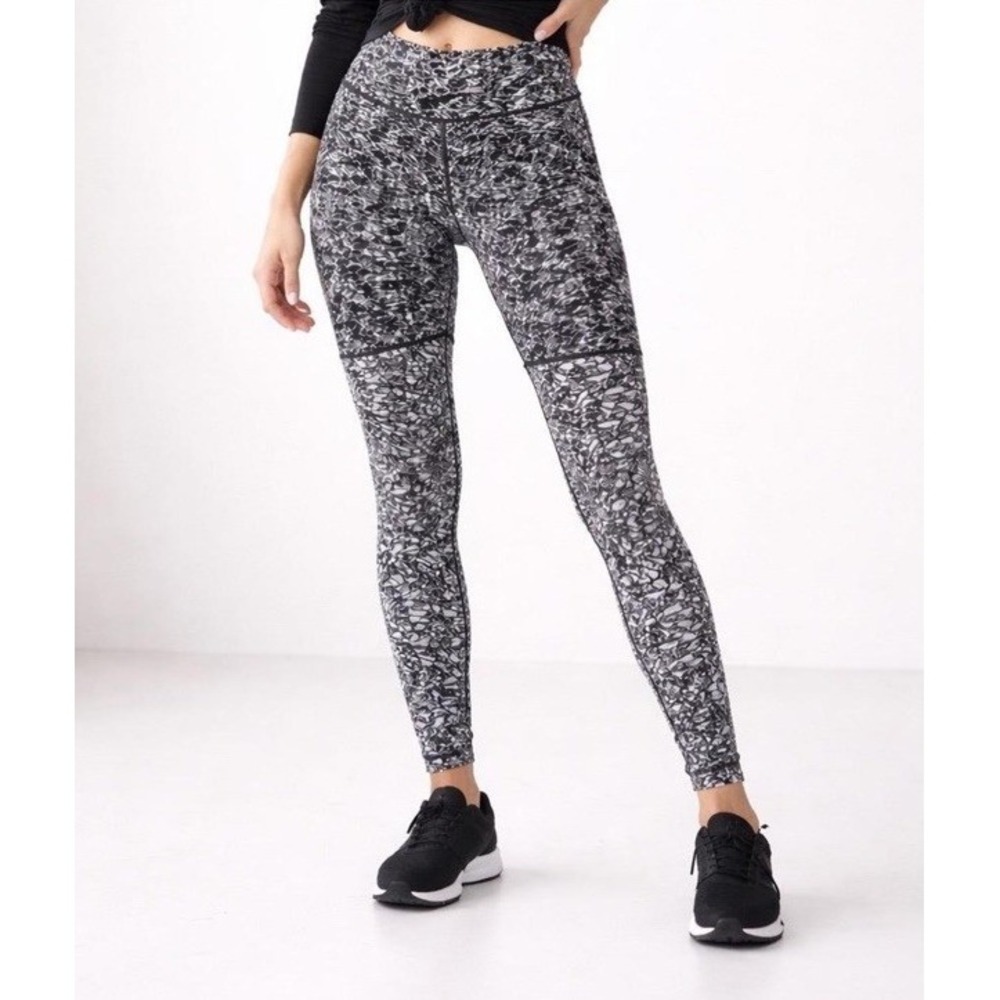 Lululemon Womens Wunder Under Leggings High Rise Ice Breaker Wave Size 4